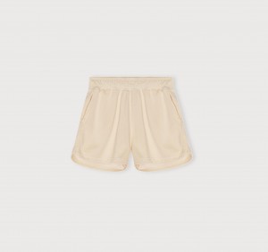 Organic Basics ORGANIC COTTON Lounge Shorts Oat | 89523-UGZS