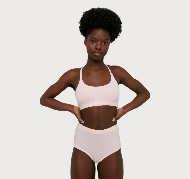 Organic Basics ORGANIC COTTON Core Super High-Rise Briefs 2-pack Roze Roze | 36514-LYSI