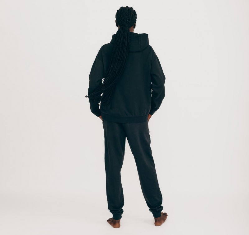 Organic Basics ORGANIC COTTON Lounge Sweatpants Zwart | 48651-KFQN