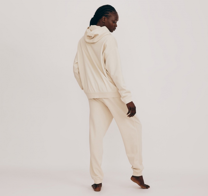 Organic Basics ORGANIC COTTON Lounge Sweatpants Oat | 14280-QPWU
