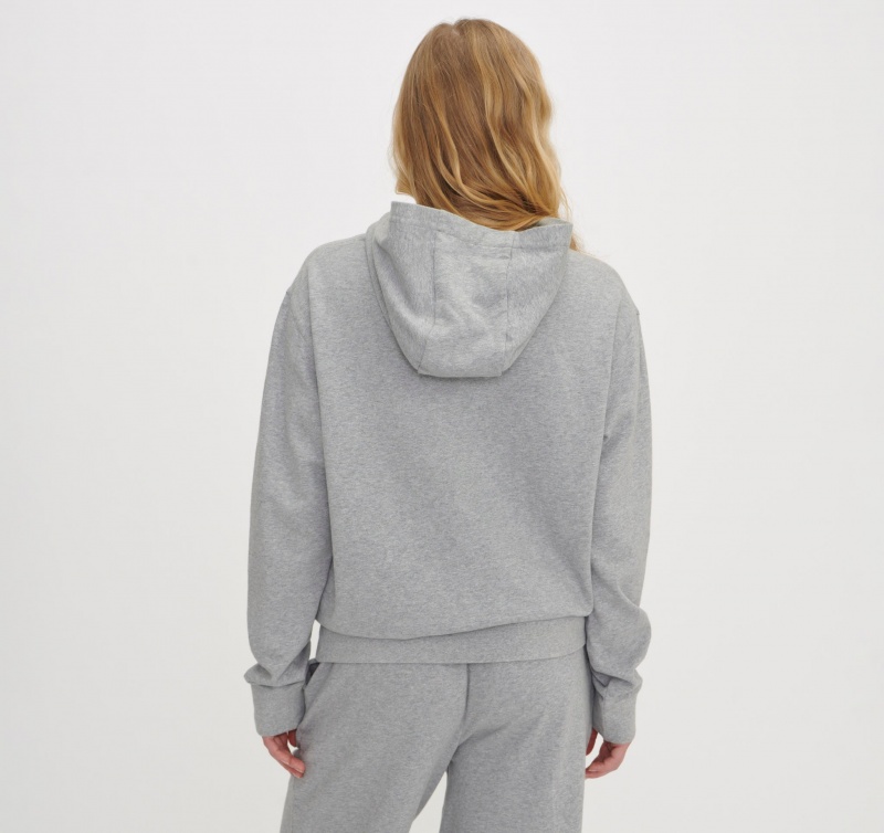 Organic Basics ORGANIC COTTON Merch Hoodie Grijs | 84219-LTZV