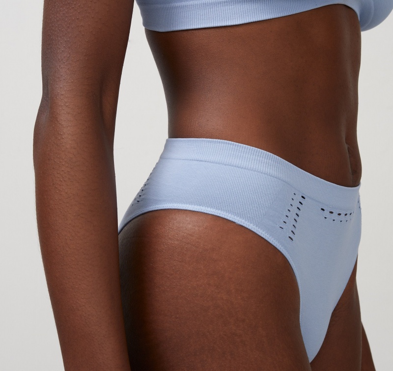 Organic Basics ORGANIC COTTON Seamless Hipster Blauw | 97682-CVWB