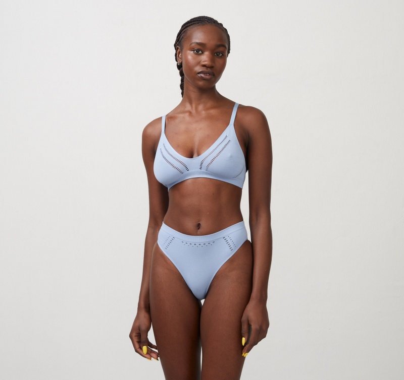 Organic Basics ORGANIC COTTON Seamless Hipster Blauw | 97682-CVWB