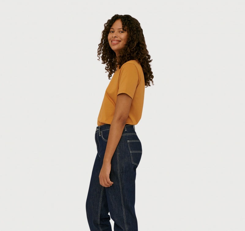 Organic Basics ORGANIC COTTON True Tee Ocher | 58069-ADXY