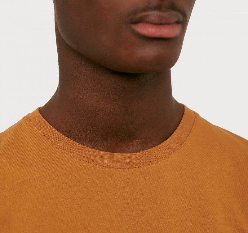 Organic Basics ORGANIC COTTON True Tee Ocher | 86527-IOQA