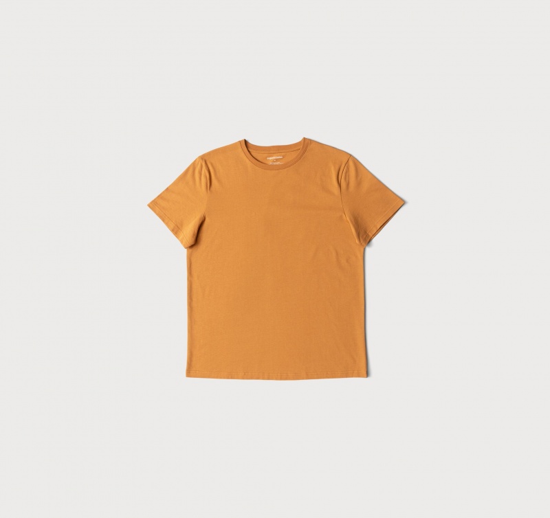 Organic Basics ORGANIC COTTON True Tee Ocher | 86527-IOQA