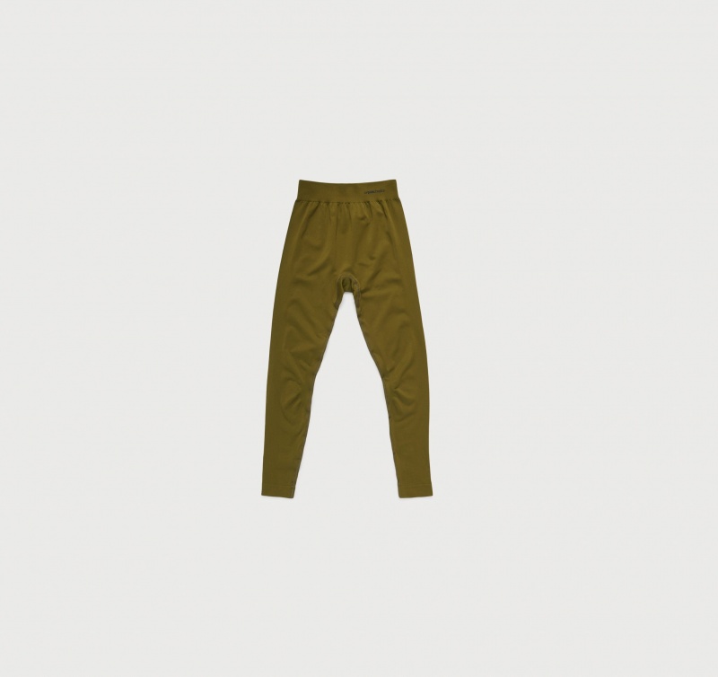 Organic Basics RECYCLED NYLON Active Leggings Olijfgroen | 53497-NBQR