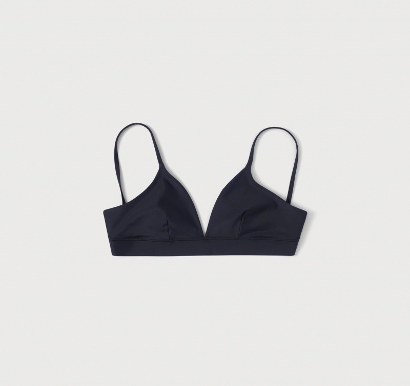 Organic Basics RECYCLED NYLON Re-Swim Bikini Top Zwart | 58732-BAFY