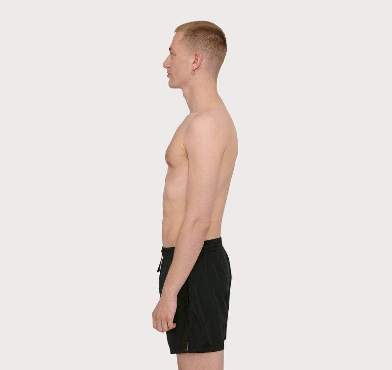 Organic Basics RECYCLED POLYESTER Re-Swim Shorts Zwart | 49682-VYOA