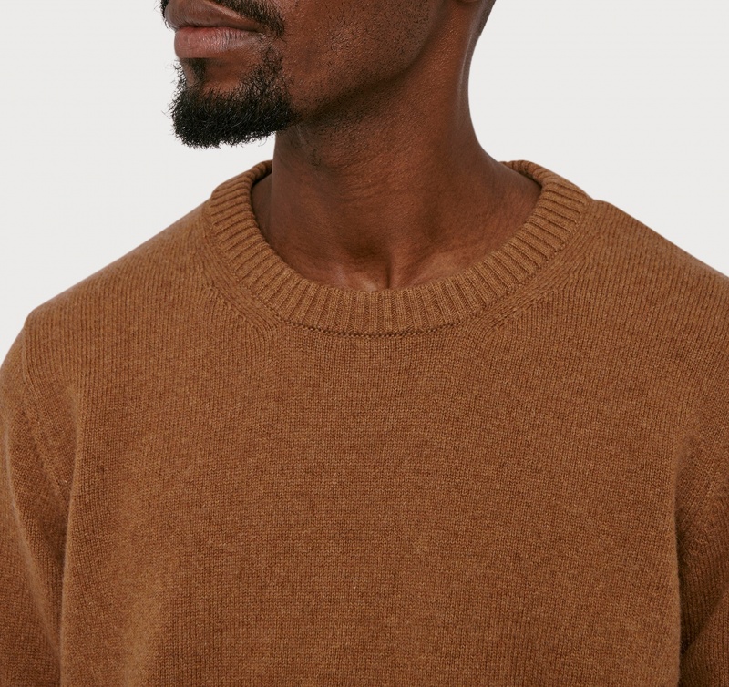 Organic Basics RECYCLED WOOL Knit Camel | 54961-HWRX