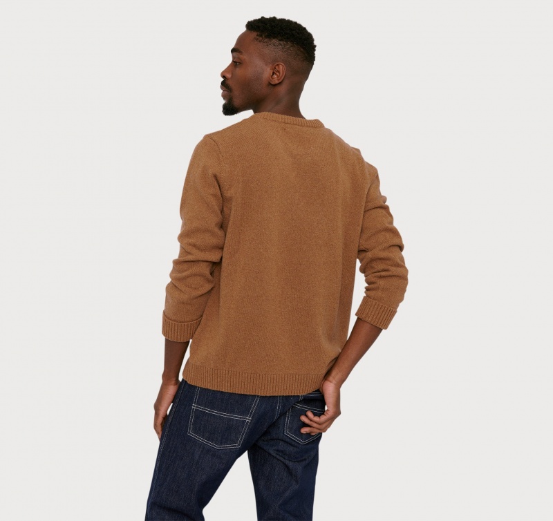 Organic Basics RECYCLED WOOL Knit Camel | 54961-HWRX