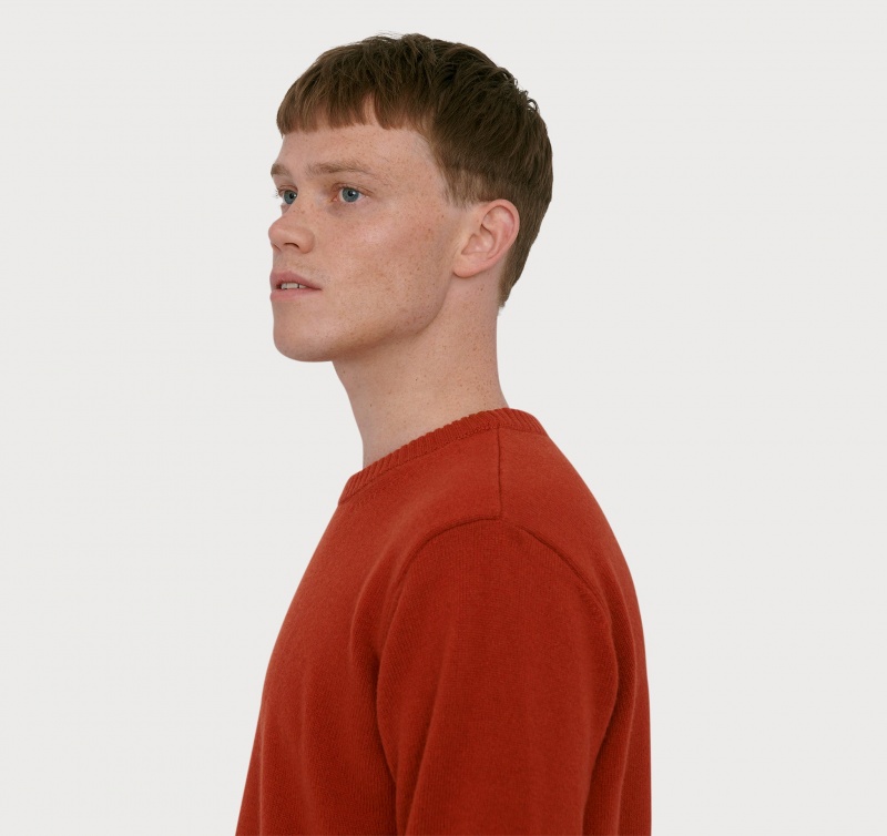 Organic Basics RECYCLED WOOL Knit Rood | 97458-SIZR