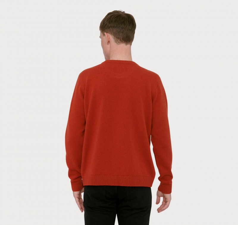 Organic Basics RECYCLED WOOL Knit Rood | 97458-SIZR