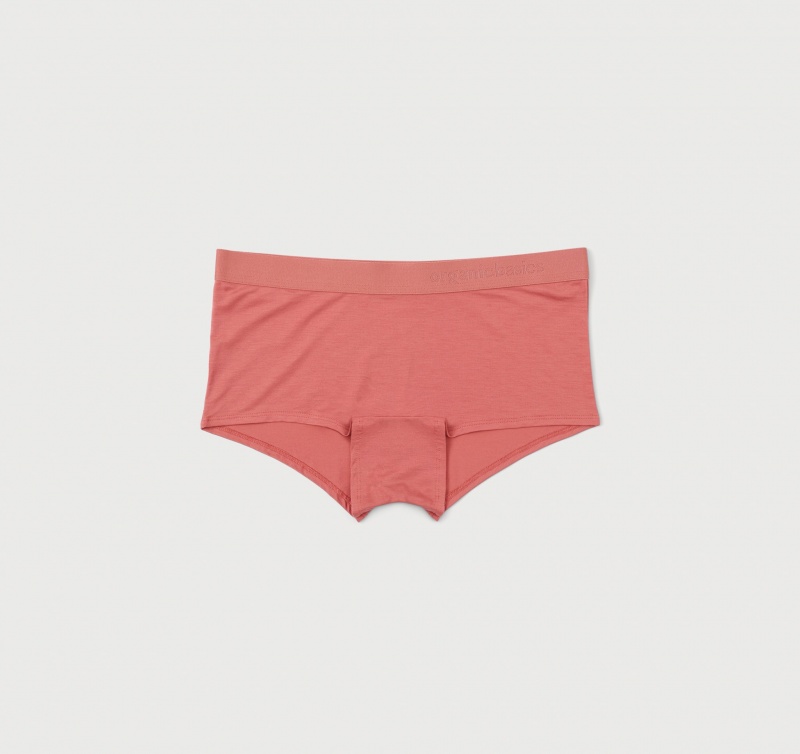 Organic Basics TENCEL™ LYOCELL Soft Touch Shorty 2-pack Cedar | 35216-ZOXN