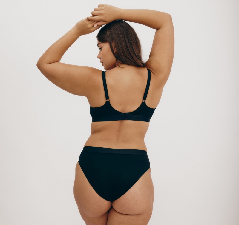 Organic Basics TENCEL™ LYOCELL Soft Touch Briefs 2-pack Zwart | 39872-BFQU