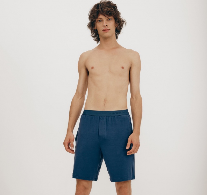 Organic Basics TENCEL™ LYOCELL Soft Touch Shorts Blauw | 92561-XMUJ